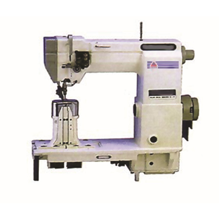 High Post Double Needle with Roller Feed Sewing Machine